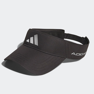 阿迪达斯（adidas）高尔夫球帽男士夏季透气无顶帽 23年TOUR METAL系列遮阳帽  IA2632 黑色
