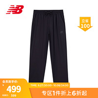 NEW BALANCE NB23女款透气潮流百搭简约运动长裤 BK AWP33305 XS