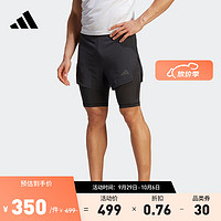 adidas阿迪达斯男HIIT高强度间歇训练运动短裤IB3466 黑色 A/S