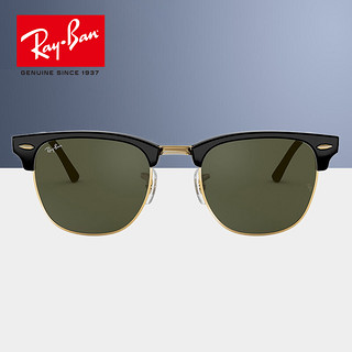 Ray-Ban 雷朋 Ray·Ban 雷朋 派对达人系列 太阳镜 黑色镜框绿色镜片 RB 3016 W0365 51mm