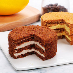 EMAINUO 俄麦诺 提拉米苏蛋糕可可味320g 俄罗斯风味甜品小蛋糕