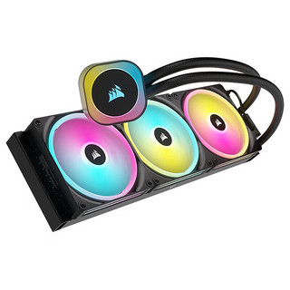 USCORSAIR 美商海盗船 iCUE LINK H170i RGB 420mm 一体式水冷散热器 黑色