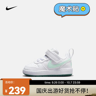 耐克（NIKE）婴童运动童鞋 COURT BOROUGH LOW RECRAFT (TD) DV5458-102 27