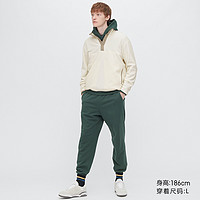 抖音超值购：UNIQLO 优衣库 男女款摇粒绒纽扣半开领套头衫(长袖秋冬) 453738