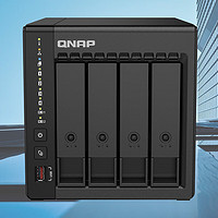 QNAP 威联通 TS-464C2 宇宙魔方四核心处理器nas网络存储服务器内置双M.2插槽（含硬盘4T*2）