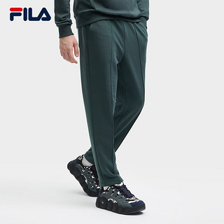 FILA X Études斐乐男士针织长裤简约舒适抗菌休闲裤 青灰绿-DY 180/88A/XL