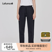 LAFUMA乐飞叶户外卫裤女 冬宽松弹力潮流休闲裤 LFPA3CL61 黑色BK 165/70A(38)