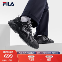 FILA斐乐 猫爪鞋4代 复古老爹鞋 烟灰/沥青灰-A-QA 41码