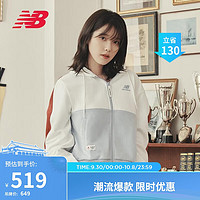 NEW BALANCE 23年女款早秋百搭连帽休闲针织外套6DD38272 DV L