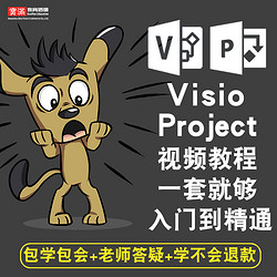 寶滿 visio視頻教程 Project 03/2010/2013/2016/2007辦公入門在線課程