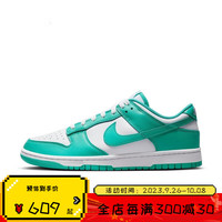 NIKE 耐克 Dunk Low Clear Jade白绿男鞋低帮休闲滑板鞋 DV0833-101