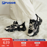 FILA斐乐 海星复古休闲运动鞋 黑/奶白-BG 38码