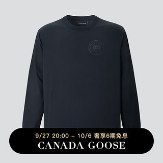 加拿大鹅（Canada Goose）Gladstone男士休闲上衣长袖T恤 1403M3 61 黑色 XL