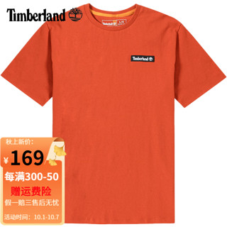 Timberland添柏岚T恤男夏季户外运动半袖休闲棉质透气宽松圆领短袖 A26S7CL7 L/180