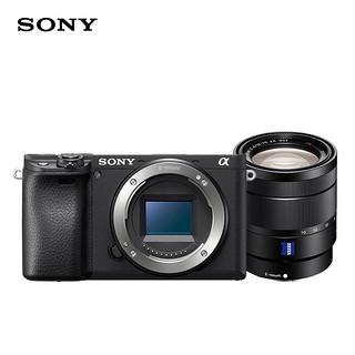 SONY 索尼 Alpha 6400 APS-C微单数码相机 Vlog 4K视频 标准镜头套装 黑色（16-70mmF4 蔡司镜头 a6400）