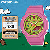卡西欧（CASIO）手表 G-SHOCK 防震防水八角时尚运动女士手表欧8 GMA-S2100BS-4A