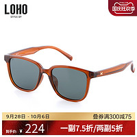 LOHO 开车驾驶墨镜偏光太阳镜女男士复古防紫外线GM眼镜LH23605