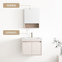 ANNWA 安华 美妆收纳对开门浴室柜 60CM