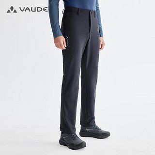 巍德（VAUDE）户外运动秋冬防泼水防风保暖软壳长裤男休闲旅行防风裤 VAUDE黑色 S