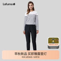 LAFUMA乐飞叶长裤女 户外秋冬休闲时尚四面弹锥形裤露营徒步 LFPA3CL38 黑色BK 165/70A(38)
