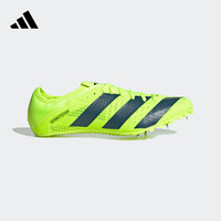 adidas阿迪达斯sprintstar男女全速争胜跑步短距离运动钉鞋 绿色/藏青色 38(235mm)