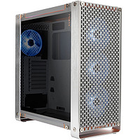 InWin 迎广 IN WIN）DUBILI银灰 台式电脑机箱 支持E-ATX主板 420水冷 可4090显卡 标配ARGB风扇/20GbpsType-C
