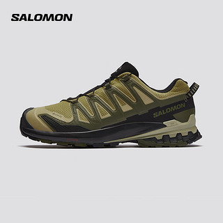 萨洛蒙（Salomon）男款 户外运动防水透气减震耐磨稳定防护徒步鞋 XA PRO 3D v9 GTX 干草绿 472773-宽鞋楦 UK7(40 2/3)