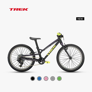 TREK 崔克 儿童自行车 WAHOO 20/24英寸6-12岁青少年轻量越野山地自行车 20英寸-哑光黑色 门店提取