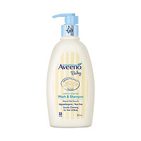 PLUS会员：Aveeno 艾惟诺 每日倍护系列 婴幼儿洗发沐浴露 354ml 压泵装