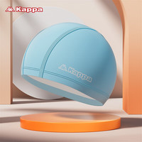 卡帕游泳帽男士女士不勒头长发舒适成人专业护耳帽子 天青色