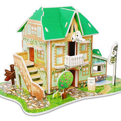 古仕龙 3D立体儿童拼装房子模型