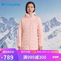 Columbia哥伦比亚羽绒服女秋冬中长款保暖防寒大衣外套 WR0294 890 XXL 