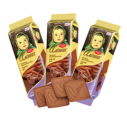 Alenka chocolate 爱莲巧俄罗斯进口大头娃娃巧克力味饼干190g