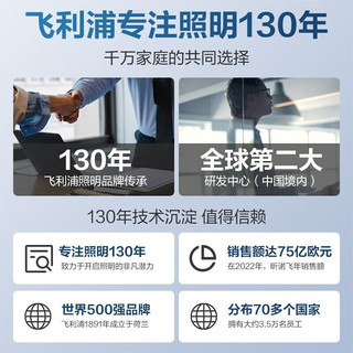 PHILIPS飞利浦开关插座面板恒曦白单控双控双联多控86型家用暗装墙壁开关 一位单控