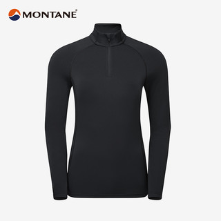 MONTANE盟泰恩 DART XT ZIP NECK女子全季户外拉绒透气除臭打底衫