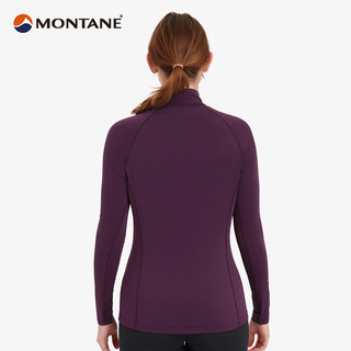 MONTANE盟泰恩 DART XT ZIP NECK女子全季户外拉绒透气除臭打底衫