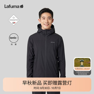  Lafuma/乐飞叶 戈尔GORE-TEX透气内里加绒 男士软壳衣  170/92A（46） 黑色BK