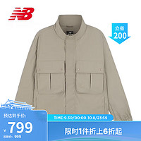 NEW BALANCE 23年男款潮流休闲运动夹克风衣外套5AD37111 LBE 2XL