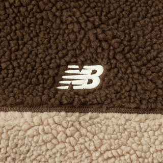 NEW BALANCE23年女款舒适保暖立领仿羊羔绒外套AWJ33334 INC M