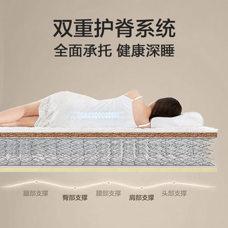  FUANNA/富安娜 抗菌防螨 椰棕床垫 邦尼尔弹簧  20-25cm（含） 偏硬