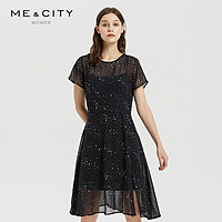 百亿补贴：MECITY ME&CITY;女印花短袖连衣裙544488