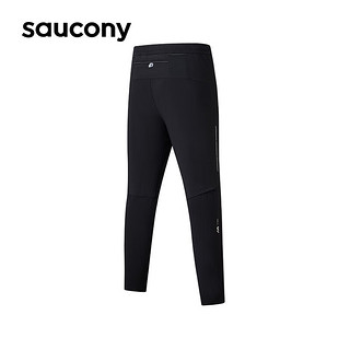 Saucony索康尼梭织运动长裤男秋冬运动裤跑步训练休闲运动裤 黑色 M(170/80A)