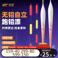 佳钓尼(JIADIAONI)跑铅漂加粗醒目高灵敏鲫鱼漂远投黑坑无铅自立大物浮漂 3号 滑口老鱼 单支装