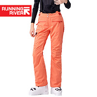 RUNNING RIVER 女式防水透气保暖修身双板专业款滑雪裤O7490N