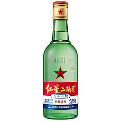 红星 北京二锅头二锅头酒清香型纯粮56度250ml