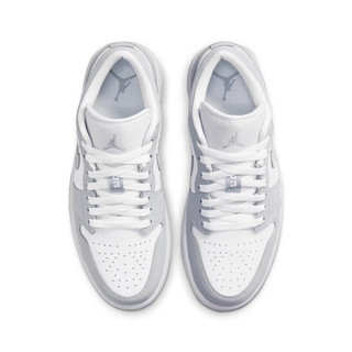 NIKE 耐克 Air Jordan1 Low 低帮AJ1烟灰雾霾白灰篮球鞋 DC0774-105