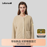 LAFUMA乐飞叶抓绒衣女 秋冬户外时尚秋冬奥利绒圆领柔软保暖 LFJA3CR89 驼色CM（袖口以细节实物图为准） 175/92A（42）