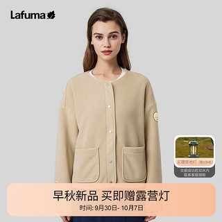 LAFUMA乐飞叶抓绒衣女 秋冬户外时尚秋冬奥利绒圆领柔软保暖 LFJA3CR89 驼色CM（袖口以细节实物图为准） 175/92A（42）