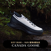 加拿大鹅（Canada Goose）Glacier Trail 男士户外休闲鞋运动鞋男鞋 7785M 595 白色/黑色 39