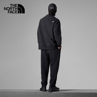 北面（The North Face） UE先锋系列重磅毛圈小标圆领卫衣男舒适秋冬|83PU JK3/黑色 L/175